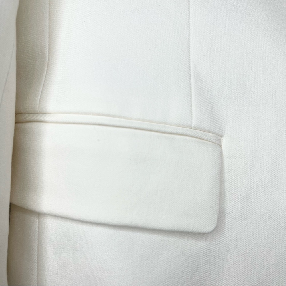 J. Crew Women's Cotton Cream Blazer Business Casual - Picture 8 of 9